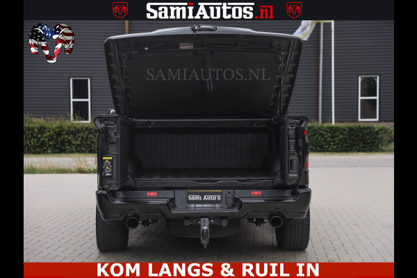 Dodge Ram 1500 LIMITED NIGHT | BOM VOL | HUD | MWK | LUCHTVERING | PANODAK | 5.7 V8 HEMI 402PK | DC | DUBBELE CABINE | 5 PERSOONS | GRIJSKENTEKEN PICK UP | DASHCAM | ALARM | OPEN UITLAAT KLEP | | De specialist in Amerikaanse pick‑ups in Nederland en Europa.