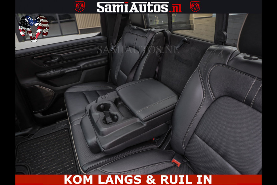 Dodge Ram 1500 LIMITED NIGHT | BOM VOL | HUD | MWK | LUCHTVERING | PANODAK | 5.7 V8 HEMI 402PK | DC | DUBBELE CABINE | 5 PERSOONS | GRIJSKENTEKEN PICK UP | DASHCAM | ALARM | OPEN UITLAAT KLEP | | De specialist in Amerikaanse pick‑ups in Nederland en Europa.