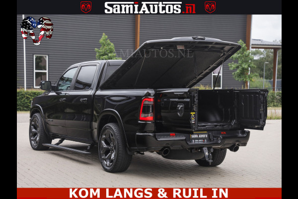 Dodge Ram 1500 LIMITED NIGHT | BOM VOL | HUD | MWK | LUCHTVERING | PANODAK | 5.7 V8 HEMI 402PK | DC | DUBBELE CABINE | 5 PERSOONS | GRIJSKENTEKEN PICK UP | DASHCAM | ALARM | OPEN UITLAAT KLEP | | De specialist in Amerikaanse pick‑ups in Nederland en Europa.