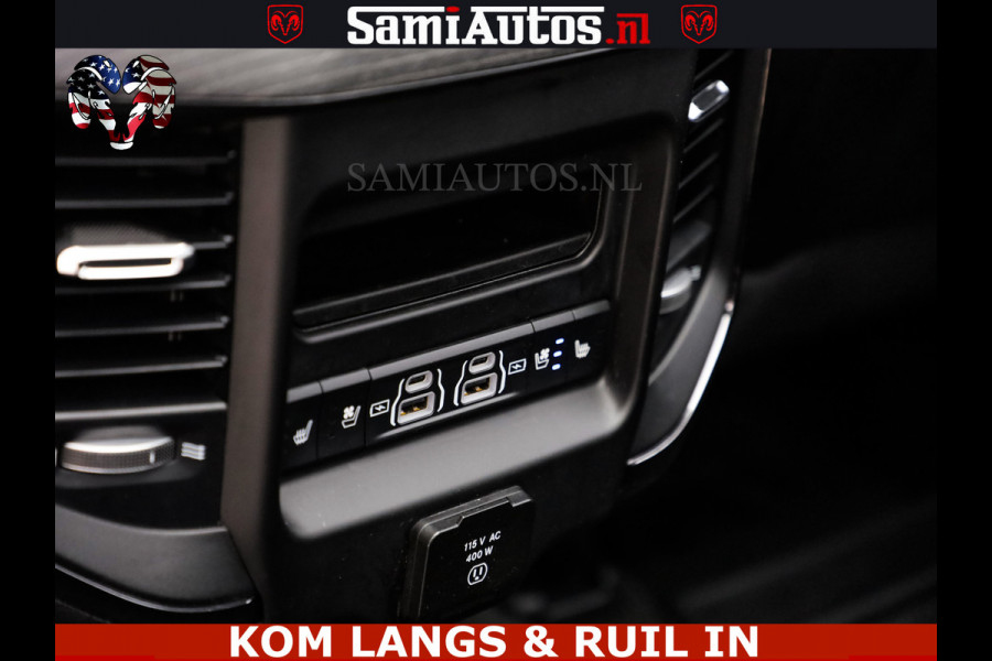Dodge Ram 1500 LIMITED NIGHT | BOM VOL | HUD | MWK | LUCHTVERING | PANODAK | 5.7 V8 HEMI 402PK | DC | DUBBELE CABINE | 5 PERSOONS | GRIJSKENTEKEN PICK UP | DASHCAM | ALARM | OPEN UITLAAT KLEP | | De specialist in Amerikaanse pick‑ups in Nederland en Europa.
