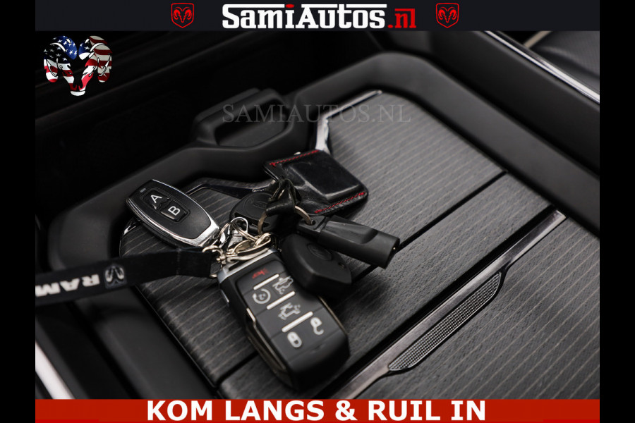 Dodge Ram 1500 LIMITED NIGHT | BOM VOL | HUD | MWK | LUCHTVERING | PANODAK | 5.7 V8 HEMI 402PK | DC | DUBBELE CABINE | 5 PERSOONS | GRIJSKENTEKEN PICK UP | DASHCAM | ALARM | OPEN UITLAAT KLEP | | De specialist in Amerikaanse pick‑ups in Nederland en Europa.