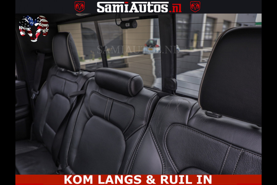 Dodge Ram 1500 LIMITED NIGHT | BOM VOL | HUD | MWK | LUCHTVERING | PANODAK | 5.7 V8 HEMI 402PK | DC | DUBBELE CABINE | 5 PERSOONS | GRIJSKENTEKEN PICK UP | DASHCAM | ALARM | OPEN UITLAAT KLEP | | De specialist in Amerikaanse pick‑ups in Nederland en Europa.