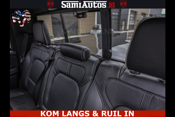 Dodge Ram 1500 LIMITED NIGHT | BOM VOL | HUD | MWK | LUCHTVERING | PANODAK | 5.7 V8 HEMI 402PK | DC | DUBBELE CABINE | 5 PERSOONS | GRIJSKENTEKEN PICK UP | DASHCAM | ALARM | OPEN UITLAAT KLEP | | De specialist in Amerikaanse pick‑ups in Nederland en Europa.