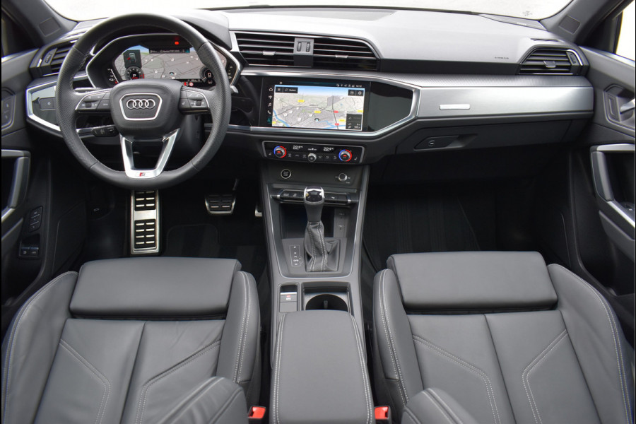 Audi Q3 Sportback 45 TFSI e S-Line 245 Pk Pano Memory Sfeer Keyless Vol Leder 360 Camera 20 Inch