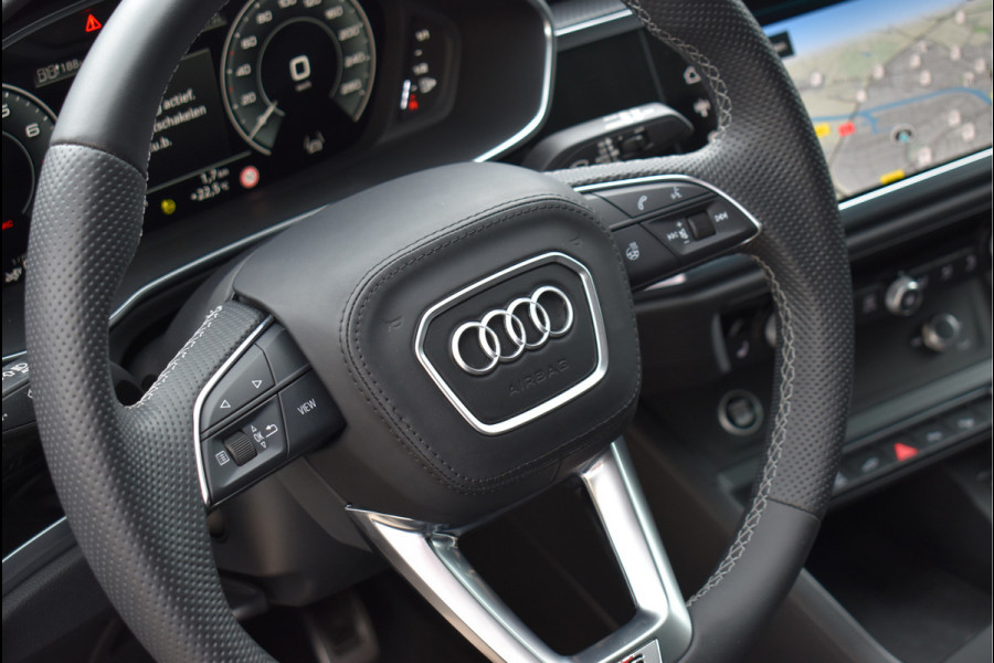 Audi Q3 Sportback 45 TFSI e S-Line 245 Pk Pano Memory Sfeer Keyless Vol Leder 360 Camera 20 Inch