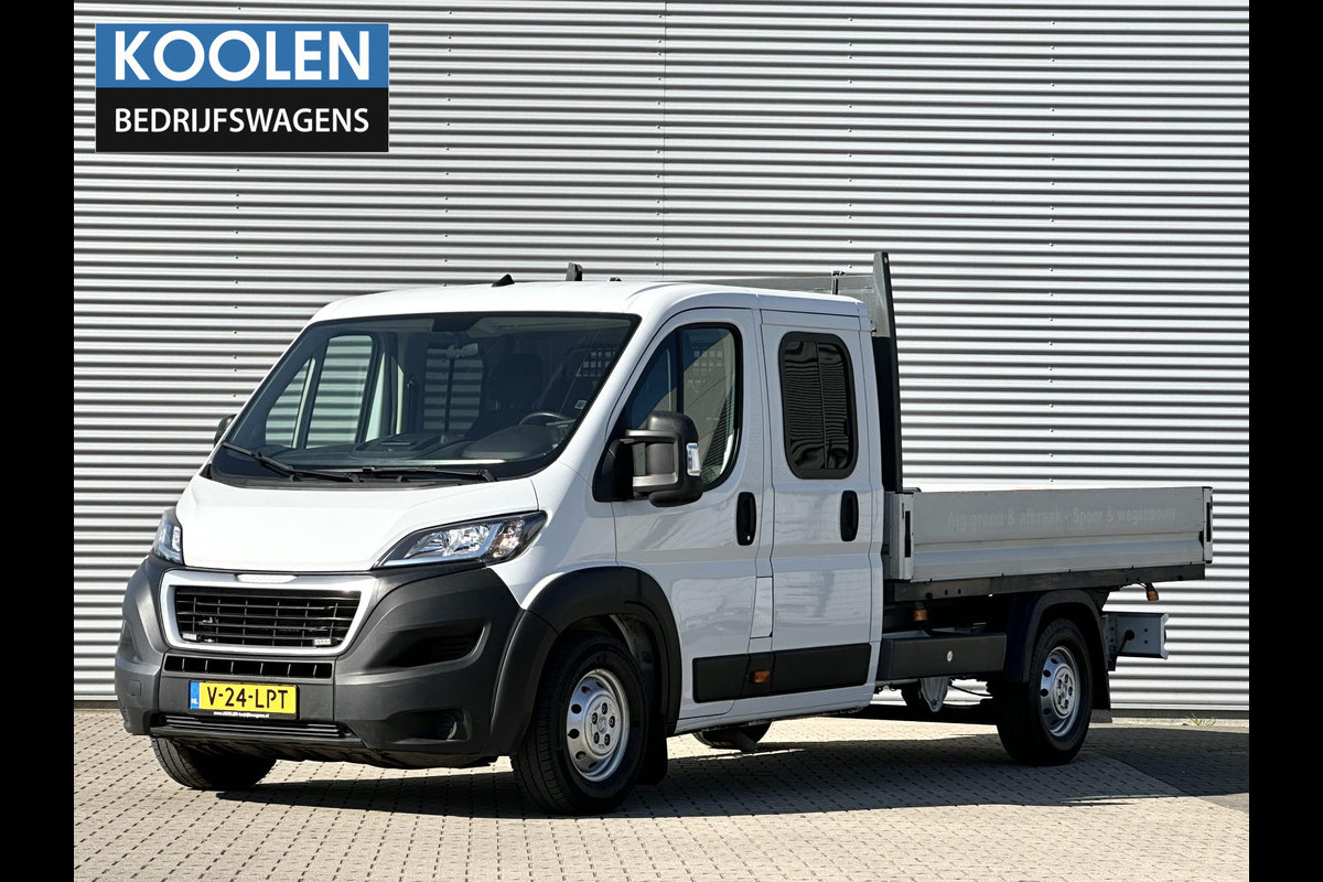 Peugeot Boxer Open laadbak 2.2 165PK L4 DC Dubbele cabine Peugeot Boxer Open laadbak 2.2 BlueHDi 165 L4 Zwaar DC 3.5t
