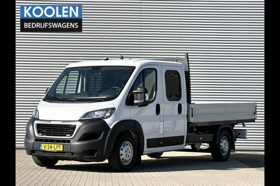 Peugeot Boxer Open laadbak 2.2 165PK L4 DC Dubbele cabine Peugeot Boxer Open laadbak 2.2 BlueHDi 165 L4 Zwaar DC 3.5t
