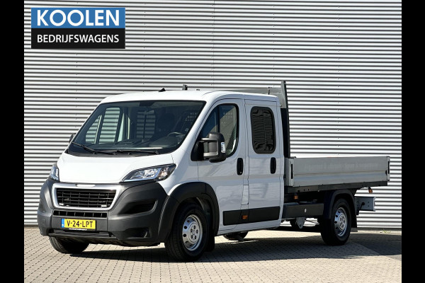 Peugeot Boxer Open laadbak 2.2 165PK L4 DC Dubbele cabine Peugeot Boxer Open laadbak 2.2 BlueHDi 165 L4 Zwaar DC 3.5t