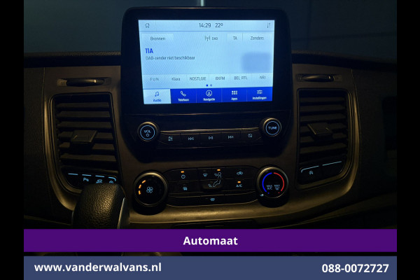 Ford Transit Custom 2.0 TDCI 131pk Automaat L2H1 Euro6 Airco | Camera | Navigatie | LED | Apple Carplay Android Auto, Cruisecontrol, Verwarmde voorruit, Parkeersensoren, Bijrijdersbank