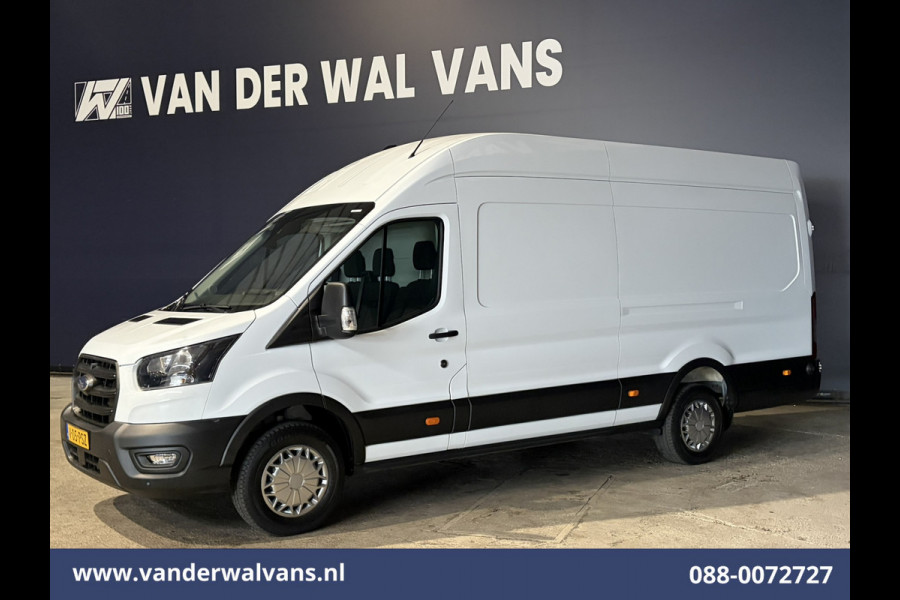 Ford Transit 2.0 TDCI 131pk L4H3 Jumbo Euro6 Airco | Camera | Cruisecontrol | Verwarmde voorruit Parkeersensoren, Bijrijdersbank