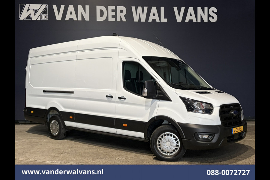 Ford Transit 2.0 TDCI 131pk L4H3 Jumbo Euro6 Airco | Camera | Cruisecontrol | Verwarmde voorruit Parkeersensoren, Bijrijdersbank