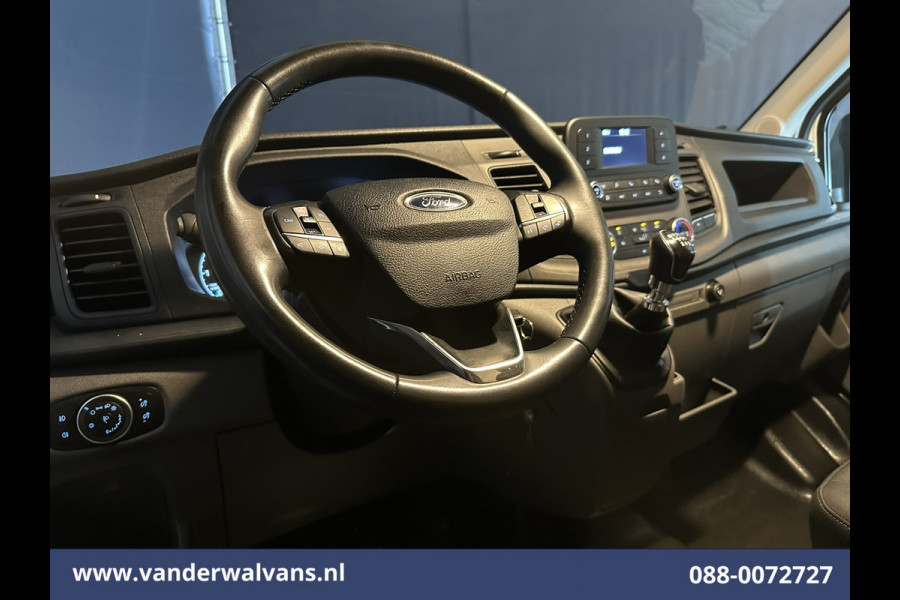 Ford Transit 2.0 TDCI 131pk L4H3 Jumbo Euro6 Airco | Camera | Cruisecontrol | Verwarmde voorruit Parkeersensoren, Bijrijdersbank