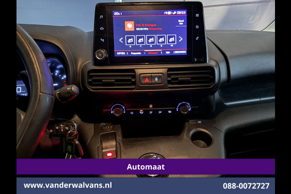 Citroën Berlingo 1.2 PureTech 130pk Automaat Benzine L1H1 Euro6 Airco | 2x zijdeur | Camera | Apple Carplay Android Auto, Cruisecontrol, Parkeersensoren