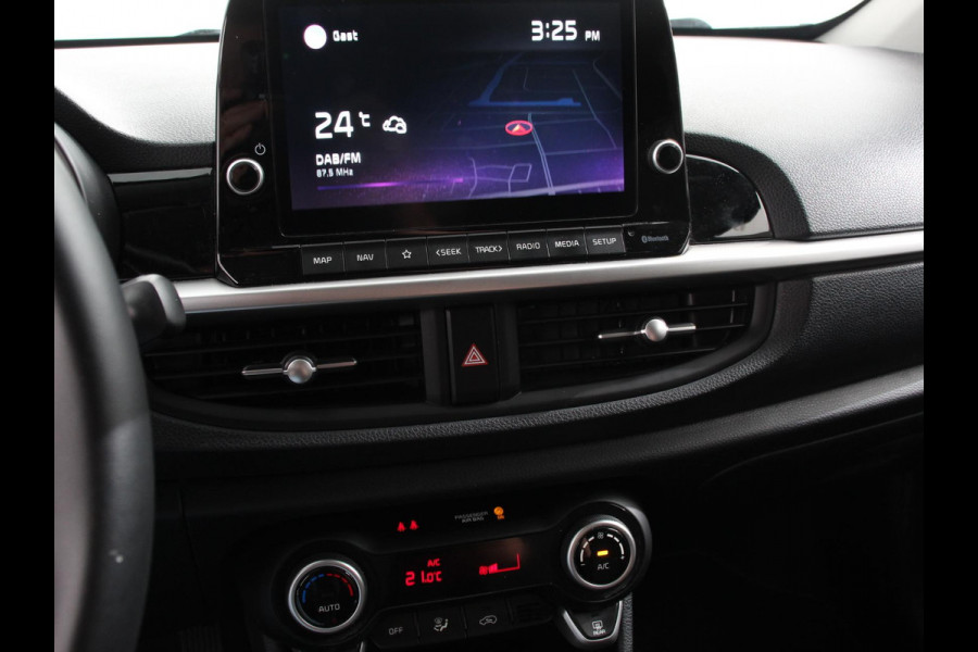 Kia Picanto 1.0 DPi Dynamic Plusline Navigatie Apple Carplay/Android Auto Camera Parkeer sensoren Climate Control Lichtmetalen Velgen Cruise Control Parkeer sensoren Extra Getint Glas Keyles