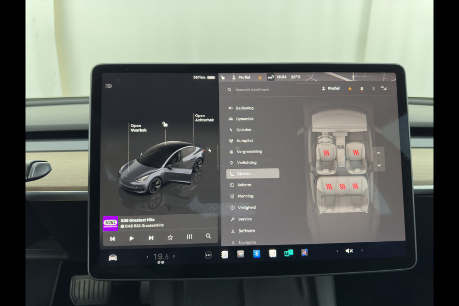 Tesla Model 3 Standard RWD Plus 60 kWh [3-Fase-11kW] (INCL-BTW) Aut. *PANO | AUTOPILOT | LEATHER | KEYLESS | FULL-LED | MEMORY-PACK | TOPVIEW | DAB | CARPLAY | DIGI-COCKPIT | LANE-ASSIST | HEATED- COMFORTSEATS | 19"ALU*