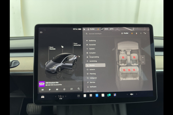 Tesla Model 3 Standard RWD Plus 60 kWh [3-Fase-11kW] (INCL-BTW) Aut. *PANO | AUTOPILOT | LEATHER | KEYLESS | FULL-LED | MEMORY-PACK | TOPVIEW | DAB | CARPLAY | DIGI-COCKPIT | LANE-ASSIST | HEATED- COMFORTSEATS | 19"ALU*