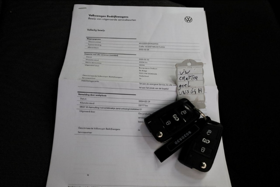 Volkswagen Crafter 35 2.0 TDI 140pk L3H3 (L2H2) Highline Servicewagen Inrichting/230V/Standkachel 02-2022
