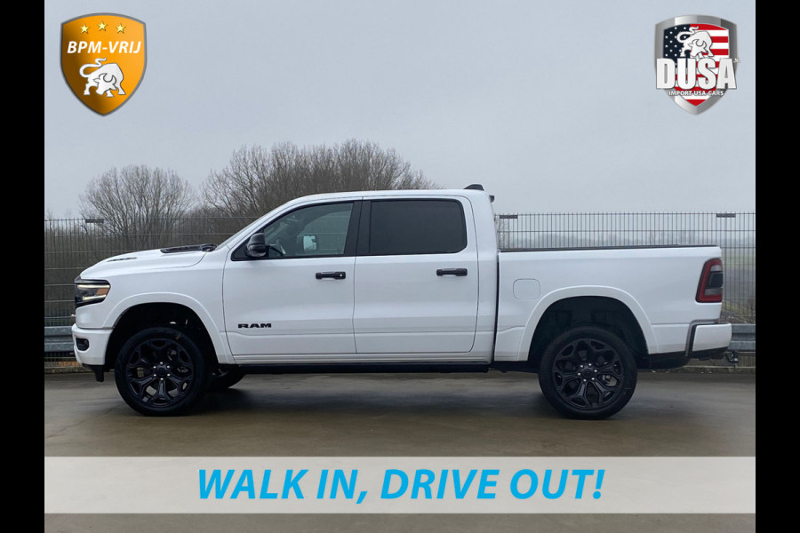 Dodge Ram 1500 | Limited | 5.7L HEMI | 4X4 Night Edition | Panoramadak  | Luchtvering | BPM VRIJ Getoonde accessoires zijn verkrijgbaar tegen meerprijs