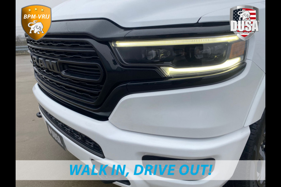 Dodge Ram 1500 | Limited | 5.7L HEMI | 4X4 Night Edition | Panoramadak  | Luchtvering | BPM VRIJ Getoonde accessoires zijn verkrijgbaar tegen meerprijs