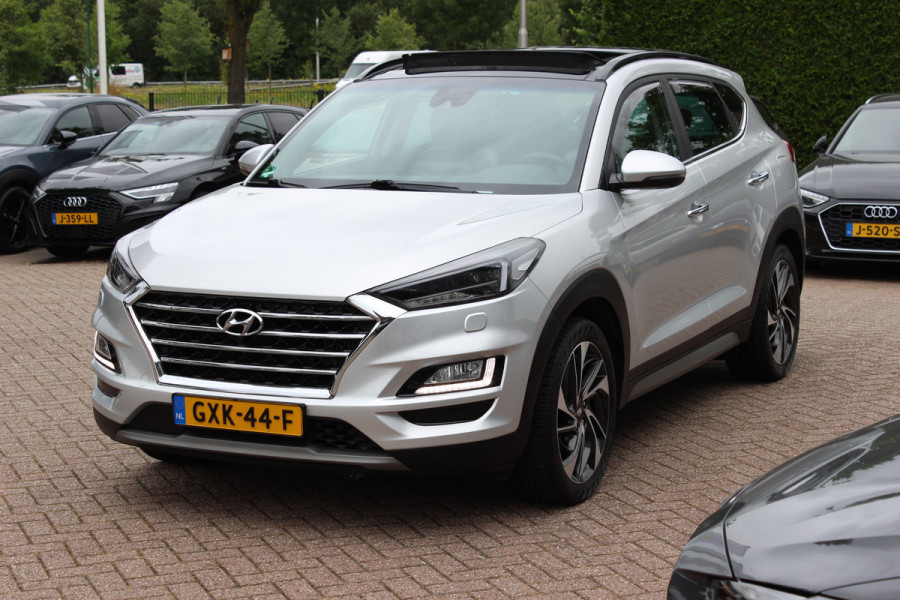 Hyundai Tucson 1.6 T-GDI Premium / Full option! / Panoramadak / 360Camera / Leder / Keyless / 19'' / CarPlay / Stoelventilatie+Verwarming / Stuurverwarmd / Dodehoek / DAB / ACC