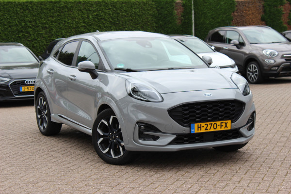 Ford Puma 1.0 EcoBoost Hybrid ST-Line X First Edition / Trekhaak / Camera / B&O / Keyless / CarPlay / Half Leder / 18'' / Stoel+Stuurverwarming / Dodehoek / DAB / ACC