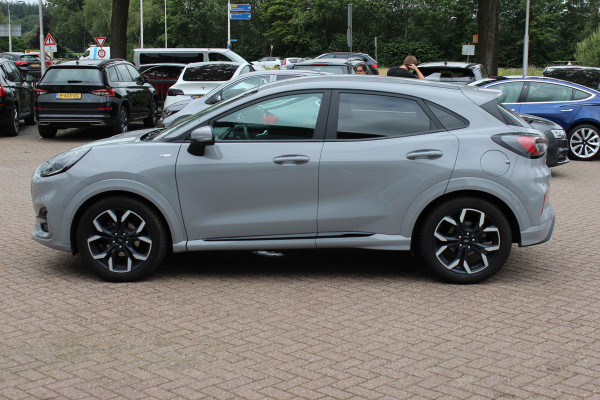 Ford Puma 1.0 EcoBoost Hybrid ST-Line X First Edition / Trekhaak / Camera / B&O / Keyless / CarPlay / Half Leder / 18'' / Stoel+Stuurverwarming / Dodehoek / DAB / ACC
