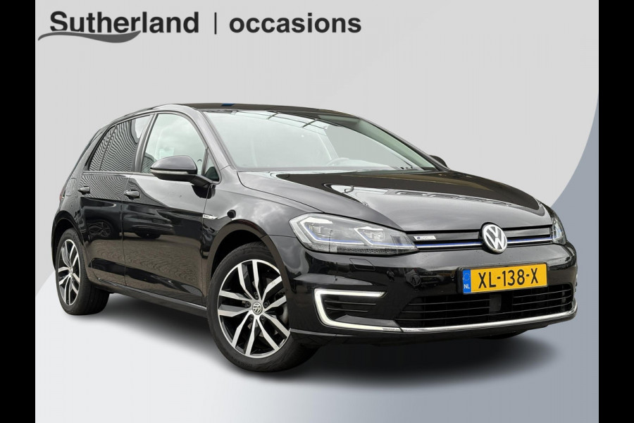 Volkswagen e-Golf e-Golf 136pk | SOH 88,7% | Virtual Cockpit | Stoelverwarming | Adaptive Cruise | Camera |
