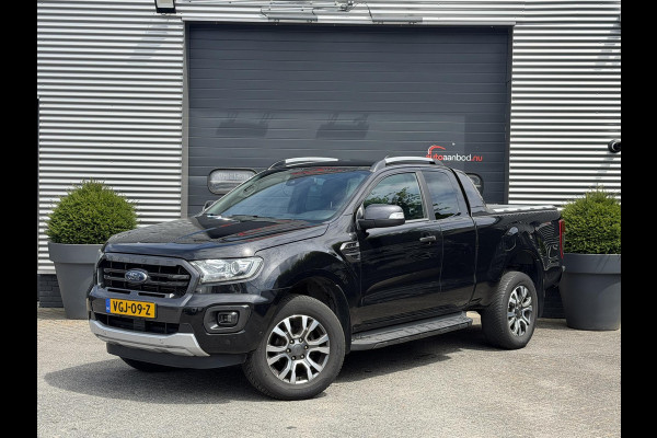 Ford Ranger 2.0 EcoBlue Wildtrak Supercab | Trekhaak | Camera | Navigatie | DAB | Stoelverwarming | Lederen Bekleding |