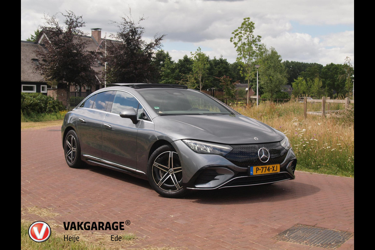 Mercedes-Benz EQE 350+ Launch Edition AMG Line 91 kWh | Panoramadak | Burmester | Camera | Sfeerverlichting | ACC |