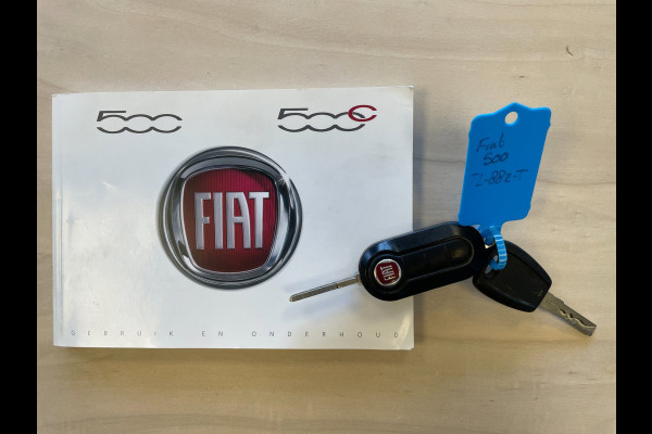 Fiat 500 1.2|69 PK|4-CILINDER|TREKHAAK|PANORAMADAK|CRUISE+CLIMATE CONTROL|ELEK.RAMEN+SPIEGELS|LMV|NAP|NL-AUTO|NETTE AUTO|
