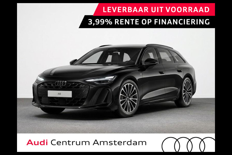 Audi A6 Avant Avant S edition e-hybrid 299 pk | Elektrisch instelbare voorstoelen | S-interieur sportstoelen zwart leder -kunstleder | Exterieurpakket zwart | Tech plus |