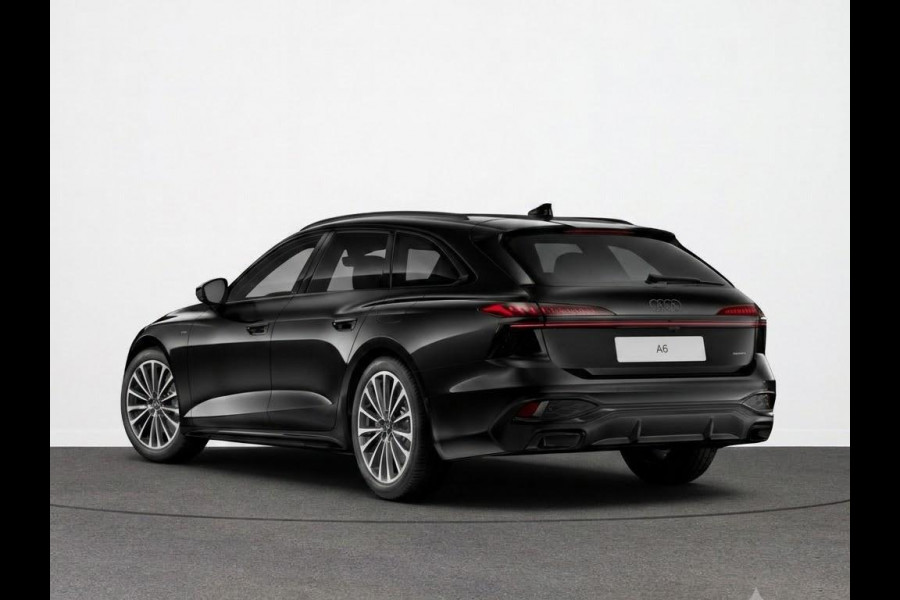 Audi A6 Avant Avant S edition e-hybrid 299 pk | Elektrisch instelbare voorstoelen | S-interieur sportstoelen zwart leder -kunstleder | Exterieurpakket zwart | Tech plus |
