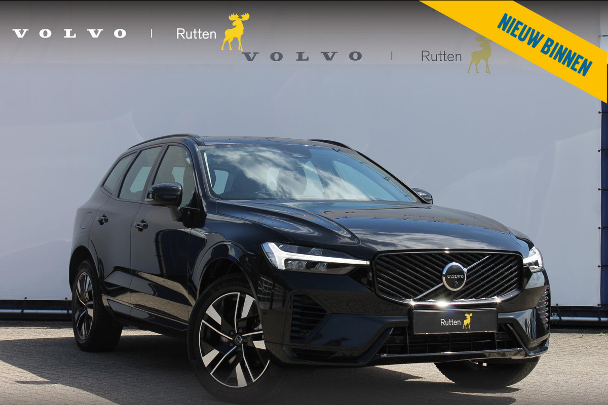 Volvo XC60 T6 350PK Automaat Plug-in hybrid AWD Plus Dark Google infotainment / Semi elektrisch wegklapbare trekhaak / Elektrisch bedienbare voorstoelen met geheugen / All seasonbanden