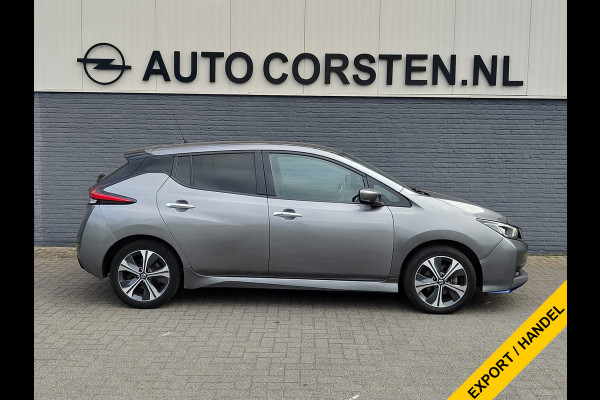 Nissan Leaf e+ N-Connecta 62kWh Adap.Cruise Warmtepomp Leder+Verwarmd 360°Camera Ecc Stuurverwarming Navi Apple Carplay/Android Auto Lmv Privacy Glas Isofix DAB Bluetooth Led Dodehoekdetectie 1e Eigenaar Origineel Nederlandse Auto