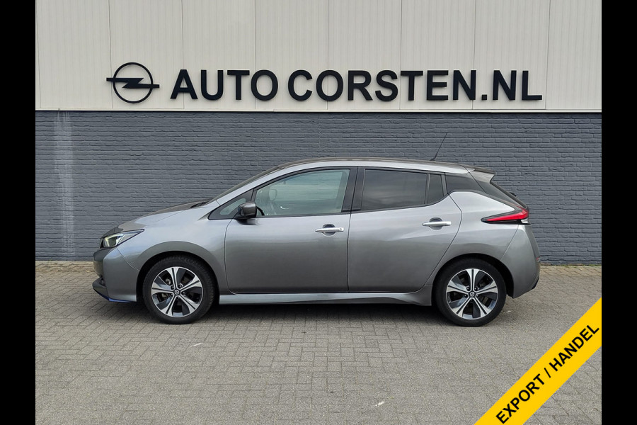 Nissan Leaf e+ N-Connecta 62kWh Adap.Cruise Warmtepomp Leder+Verwarmd 360°Camera Ecc Stuurverwarming Navi Apple Carplay/Android Auto Lmv Privacy Glas Isofix DAB Bluetooth Led Dodehoekdetectie 1e Eigenaar Origineel Nederlandse Auto