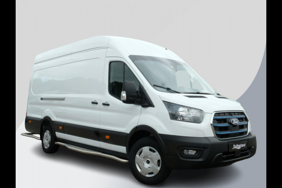 Ford E-Transit Bestelauto 350 L4 Trend 184pk Elektrisch | 68kwh | Ford Voorraad | PRIJS o.b.v. SUBCONTRACTOR | Volledige inrichting | Side bars | Doorloopfunctie cabine | Subco |