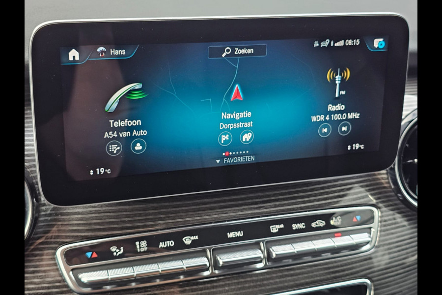 Mercedes-Benz V-Klasse 300d 4-MATIC Extra Lang DC Avantgarde | LED | ACC | Leder | Stoelverwarming | Burmester | App-connect | Trekhaak | LMV 19" | 360 Camera | Lane Assist | Schuifdeuren elektrisch |