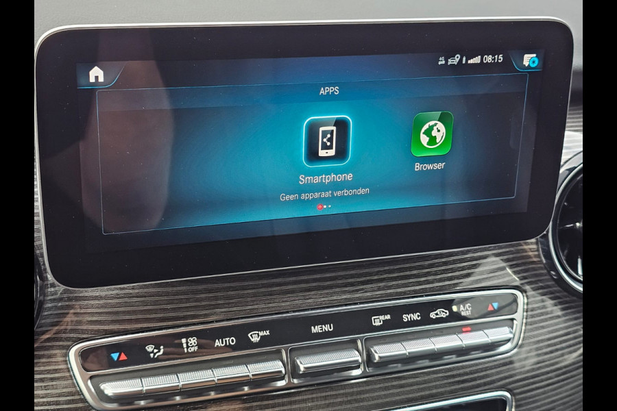 Mercedes-Benz V-Klasse 300d 4-MATIC Extra Lang DC Avantgarde | LED | ACC | Leder | Stoelverwarming | Burmester | App-connect | Trekhaak | LMV 19" | 360 Camera | Lane Assist | Schuifdeuren elektrisch |