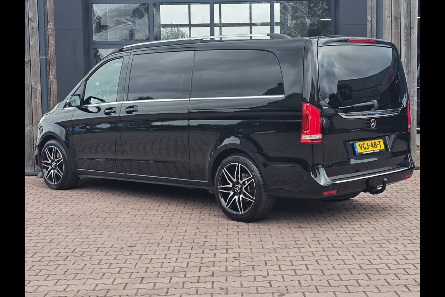 Mercedes-Benz V-Klasse 300d 4-MATIC Extra Lang DC Avantgarde | LED | ACC | Leder | Stoelverwarming | Burmester | App-connect | Trekhaak | LMV 19" | 360 Camera | Lane Assist | Schuifdeuren elektrisch |