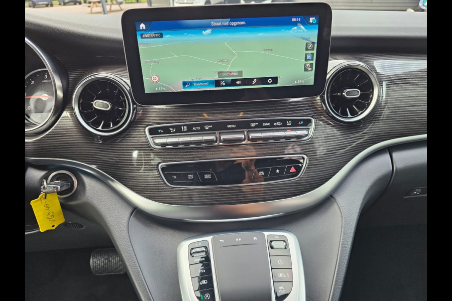 Mercedes-Benz V-Klasse 300d 4-MATIC Extra Lang DC Avantgarde | LED | ACC | Leder | Stoelverwarming | Burmester | App-connect | Trekhaak | LMV 19" | 360 Camera | Lane Assist | Schuifdeuren elektrisch |