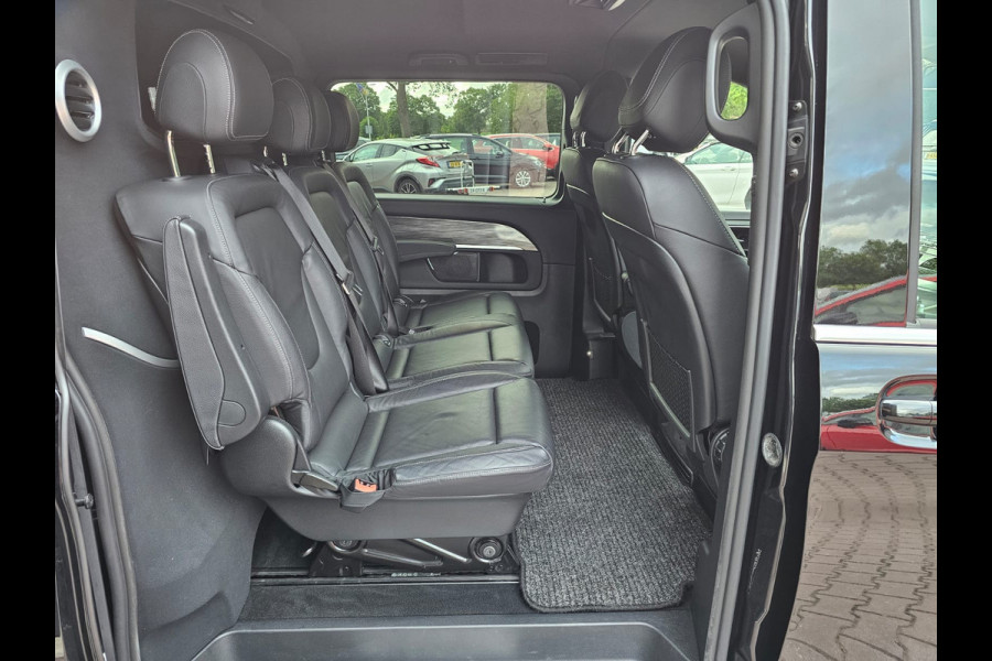 Mercedes-Benz V-Klasse 300d 4-MATIC Extra Lang DC Avantgarde | LED | ACC | Leder | Stoelverwarming | Burmester | App-connect | Trekhaak | LMV 19" | 360 Camera | Lane Assist | Schuifdeuren elektrisch |