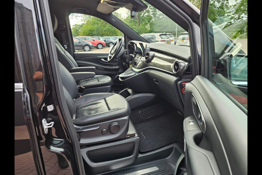 Mercedes-Benz V-Klasse 300d 4-MATIC Extra Lang DC Avantgarde | LED | ACC | Leder | Stoelverwarming | Burmester | App-connect | Trekhaak | LMV 19" | 360 Camera | Lane Assist | Schuifdeuren elektrisch |