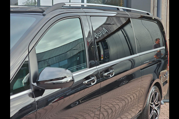 Mercedes-Benz V-Klasse 300d 4-MATIC Extra Lang DC Avantgarde | LED | ACC | Leder | Stoelverwarming | Burmester | App-connect | Trekhaak | LMV 19" | 360 Camera | Lane Assist | Schuifdeuren elektrisch |