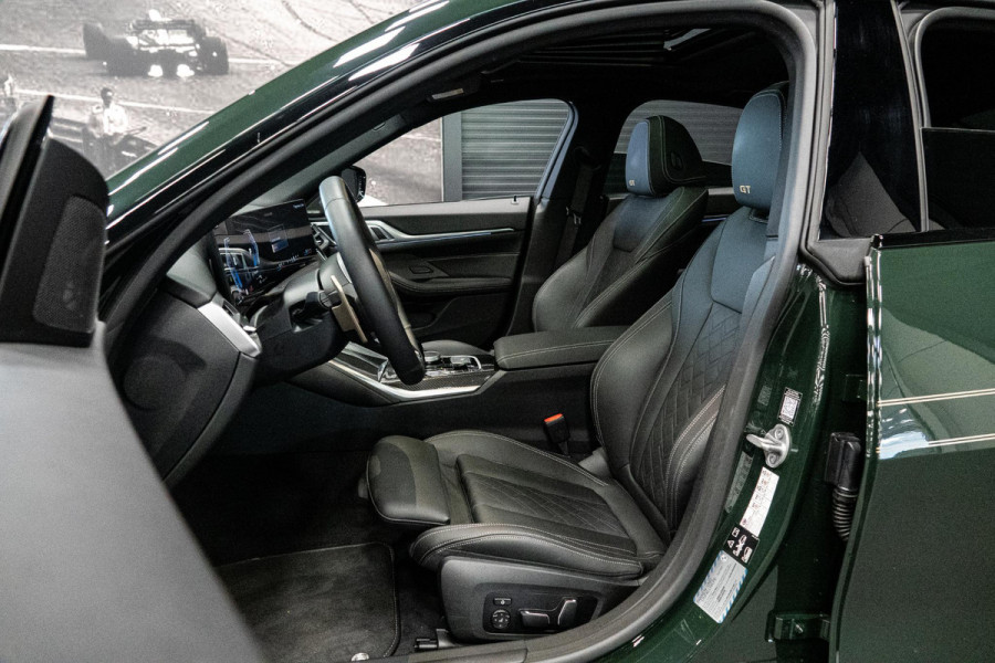 Alpina B4 GT Gran Coupe *Nr. 50 / Brewster Green / Schuif-/kanteldak / Harman Kardon / Standverwarming / Keyless / HUD / Surround-View*