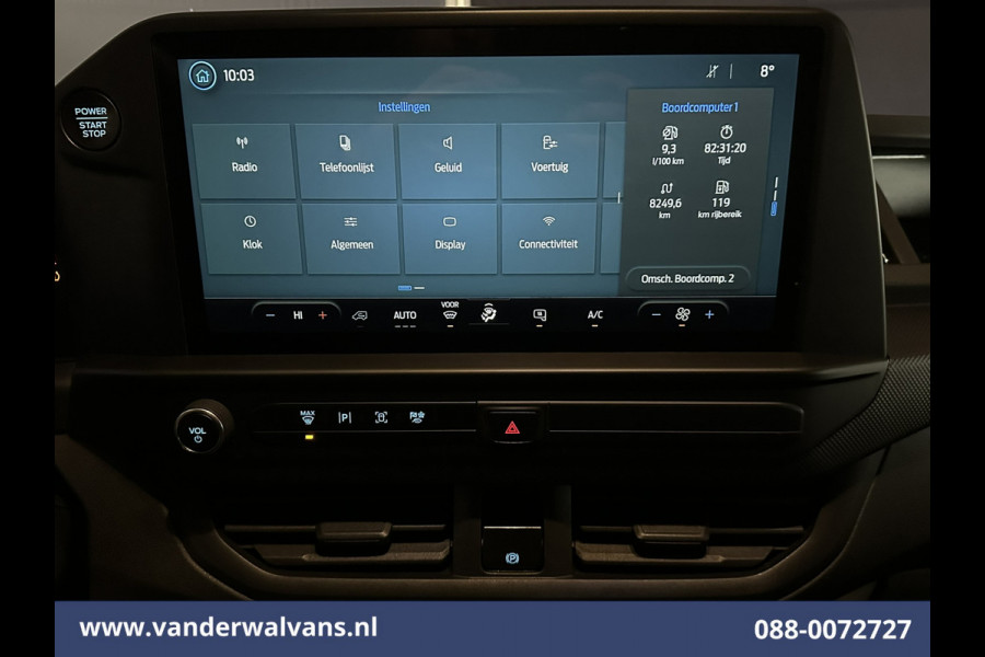 Ford Transit Custom 2.0 TDCI 111pk L1H1 Euro6 Airco | Camera | LED | Apple Carplay | Cruisecontrol Android Auto, Verwarmde voorruit, Parkeersensoren, Bijrijdersbank