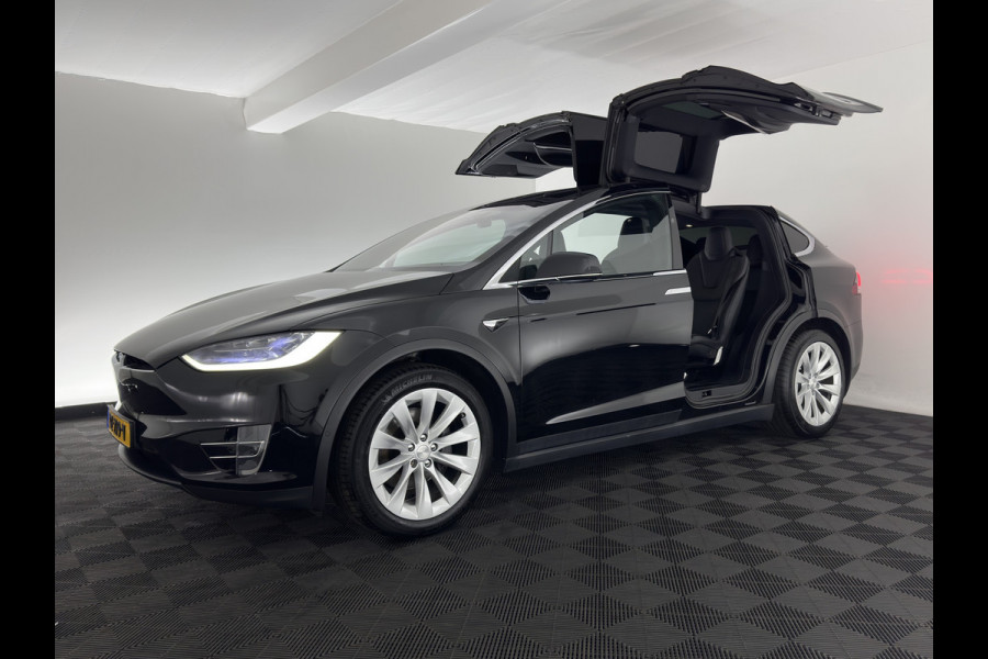 Tesla Model X 100D [ 6-Pers. ] [3-Fase-11kW] {SoH-81%} Aut. *PANO-WINDOW | AUTO-PILOT | LEATHER-FABRIC | NAVI-FULLMAP | FULL-LED | AIRSUSPENSION | DIGI-COCKPIT | CCS-FASTLOADER | KEYLESS | DAB+ | HEATED-SPORTSEATS | PRIVACY-GLASS | 20"ALU*
