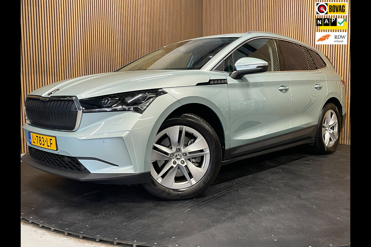 Škoda ENYAQ iV 80|88% SOH|GROTE ACCU|ACC|1/2 LEDER|STUURVERWARMING|ANDROID/APPLE CARPLAY|CAMERA|NAVI|NAP|NL-AUTO|INCL. BTW|1e EIG|