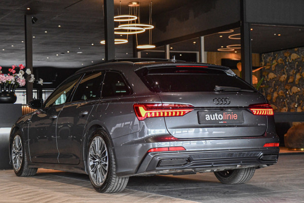 Audi A6 Avant 55 TFSI e quattro Competition S-Line, Pano, B&O, 360 3D, ACC, HUD, Memory, Trekhaak, Matrix!