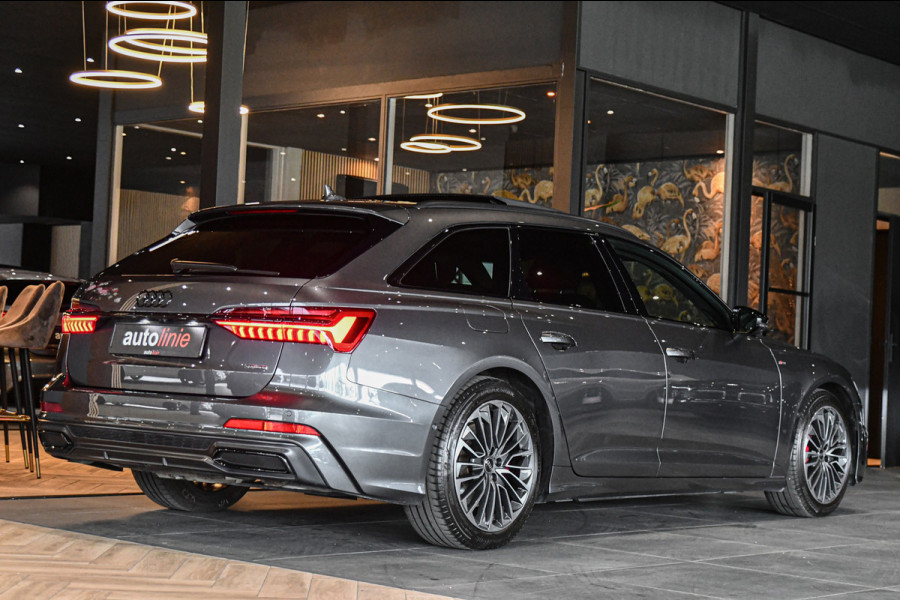 Audi A6 Avant 55 TFSI e quattro Competition S-Line, Pano, B&O, 360 3D, ACC, HUD, Memory, Trekhaak, Matrix!