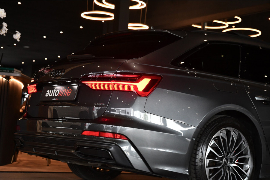 Audi A6 Avant 55 TFSI e quattro Competition S-Line, Pano, B&O, 360 3D, ACC, HUD, Memory, Trekhaak, Matrix!